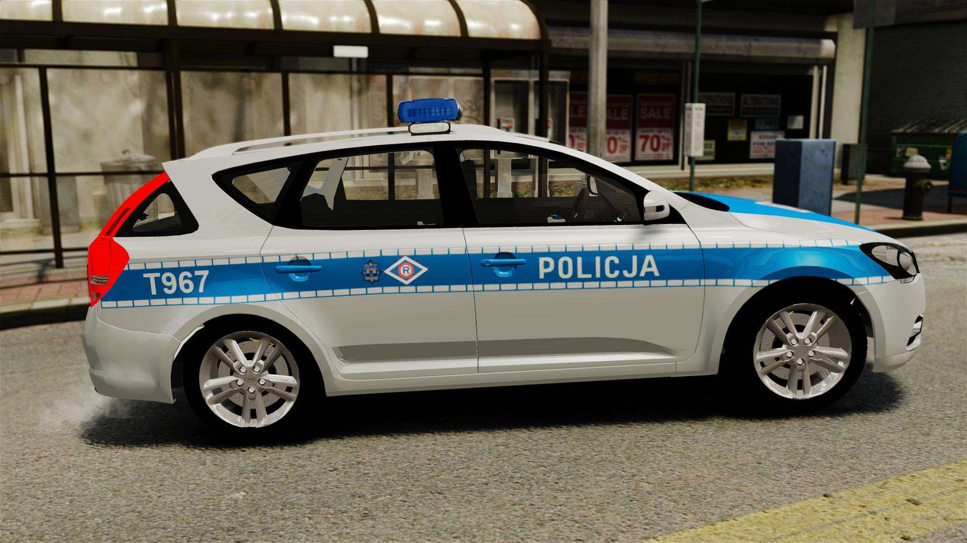 Kia Ceed 2011 SW Polish Police ELS for GTA 4