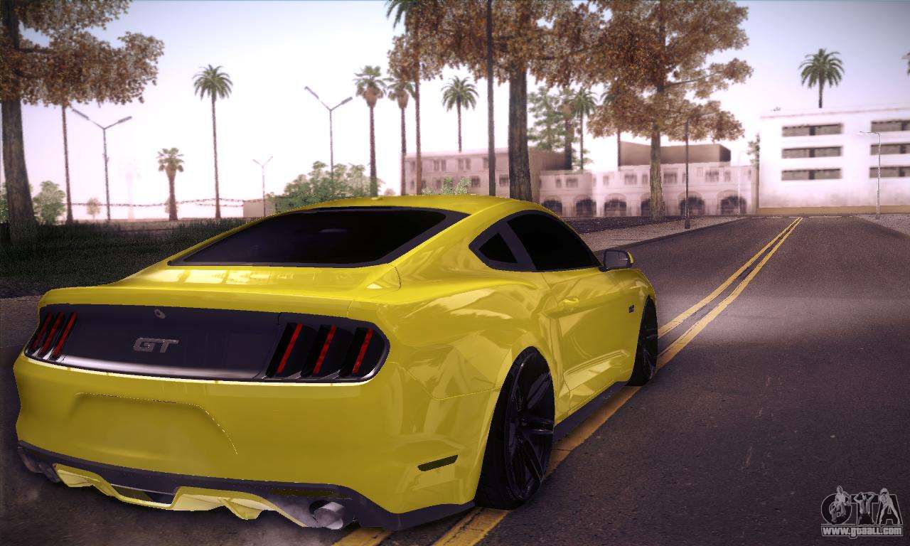 Ford Mustang 2015 Swag for GTA San Andreas left view