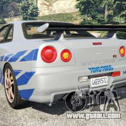 Fast and furious nissan skyline gta 5 #2