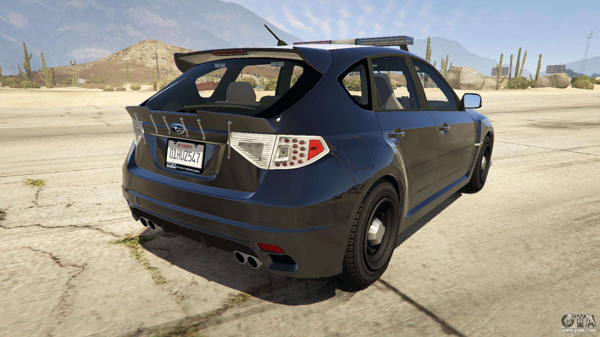 LAPD Subaru Impreza WRX STI for GTA 5