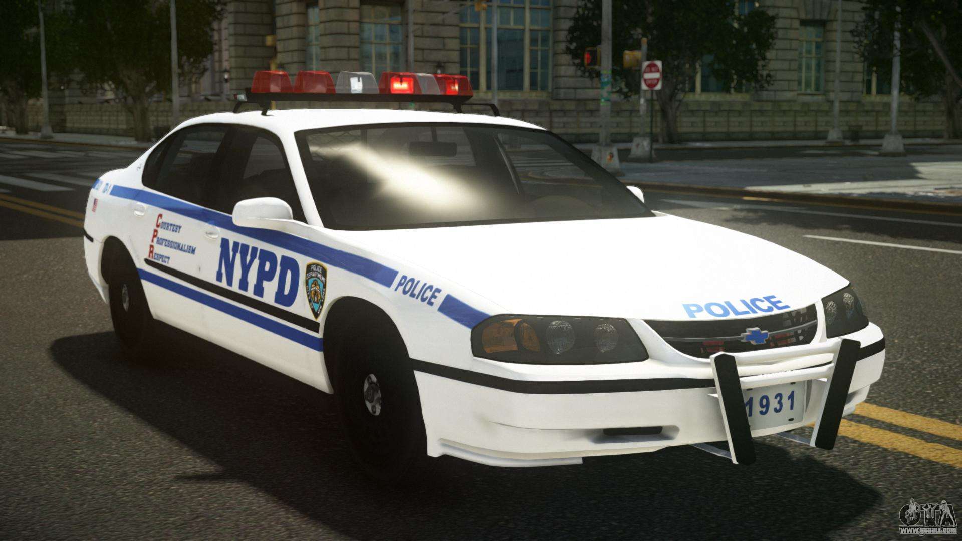 Chevrolet Impala NYPD For GTA