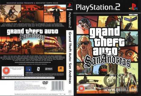 Cover GTA San Andreas UK