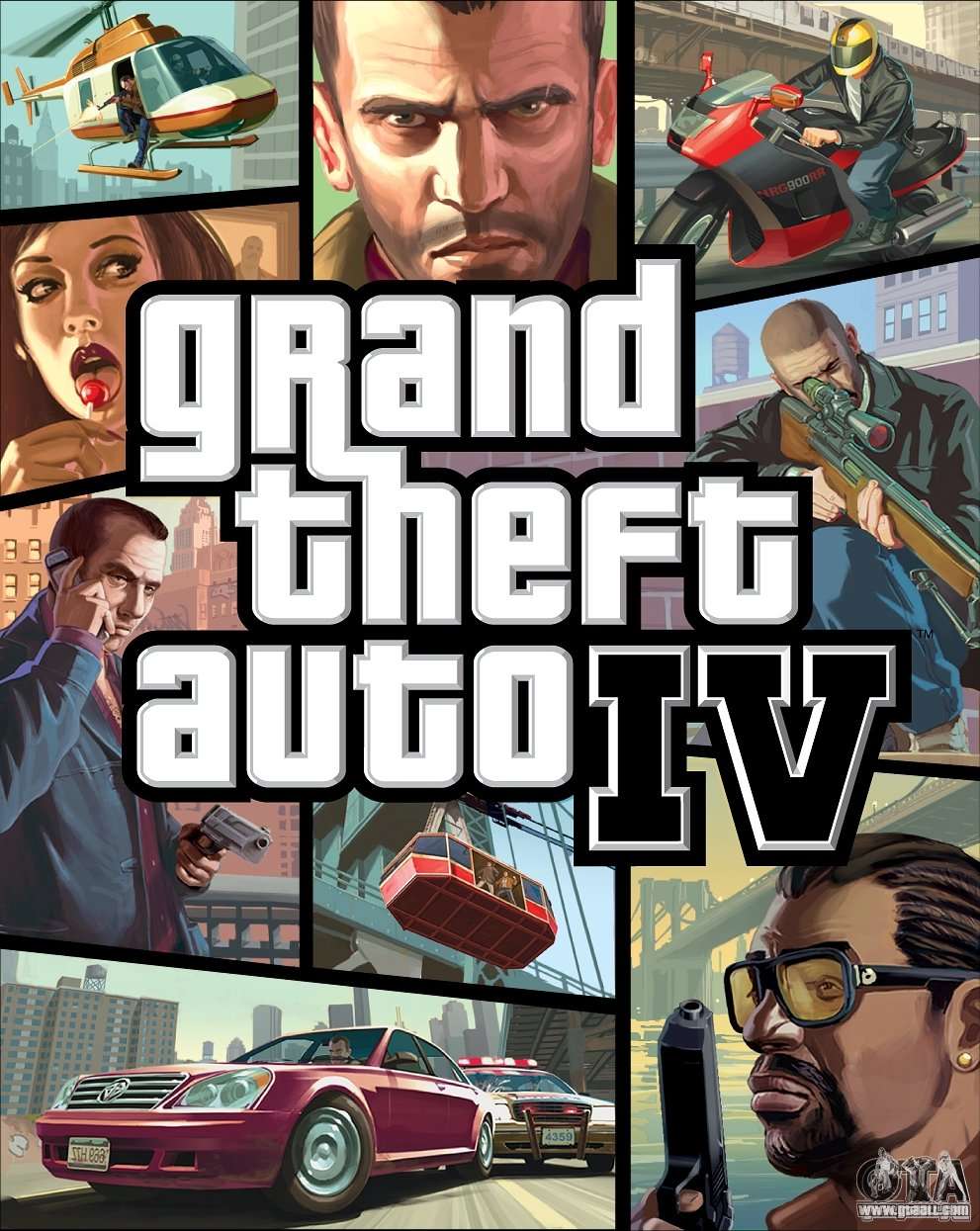 Grand Theft Auto IV GTA 4 - Xbox 360/Xbox One - Game Games