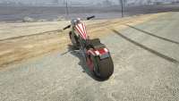 Liberty City Cycles Hexer from GTA 5 - view from behind