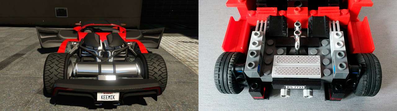 Lego Grotti Turismo R - engine