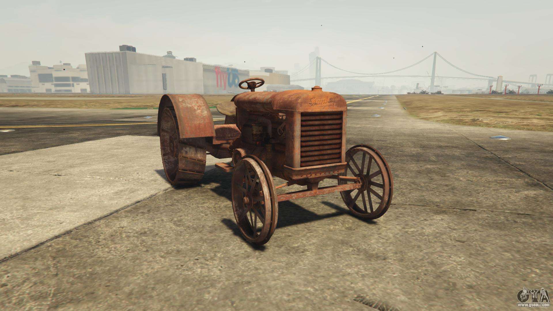 GTA 5 Stanley Tractor - front view