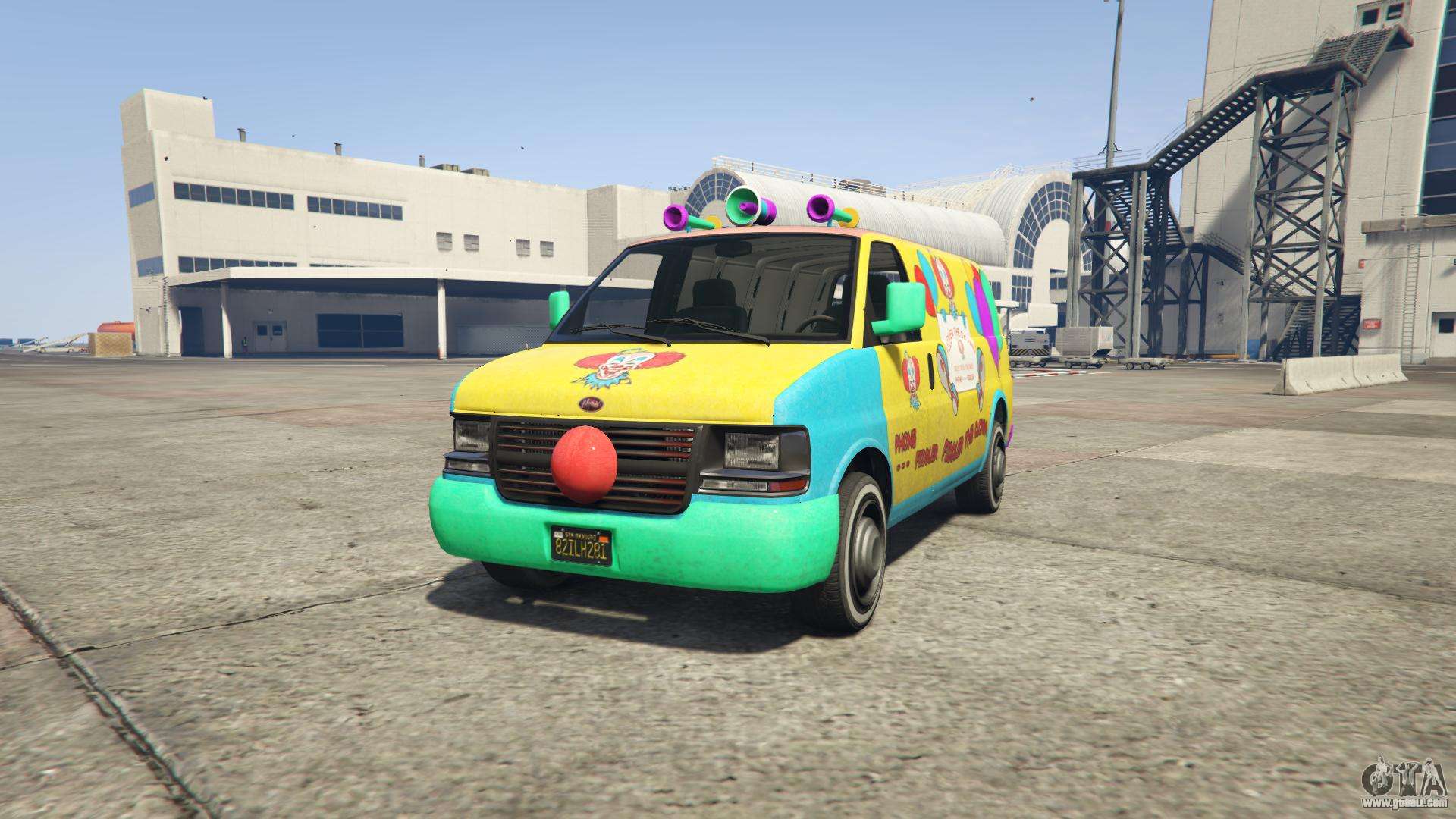 GTA 5 Vapid Clown Van - front view