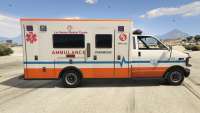 GTA 5 Brute Ambulance Saints Medical Center - side view
