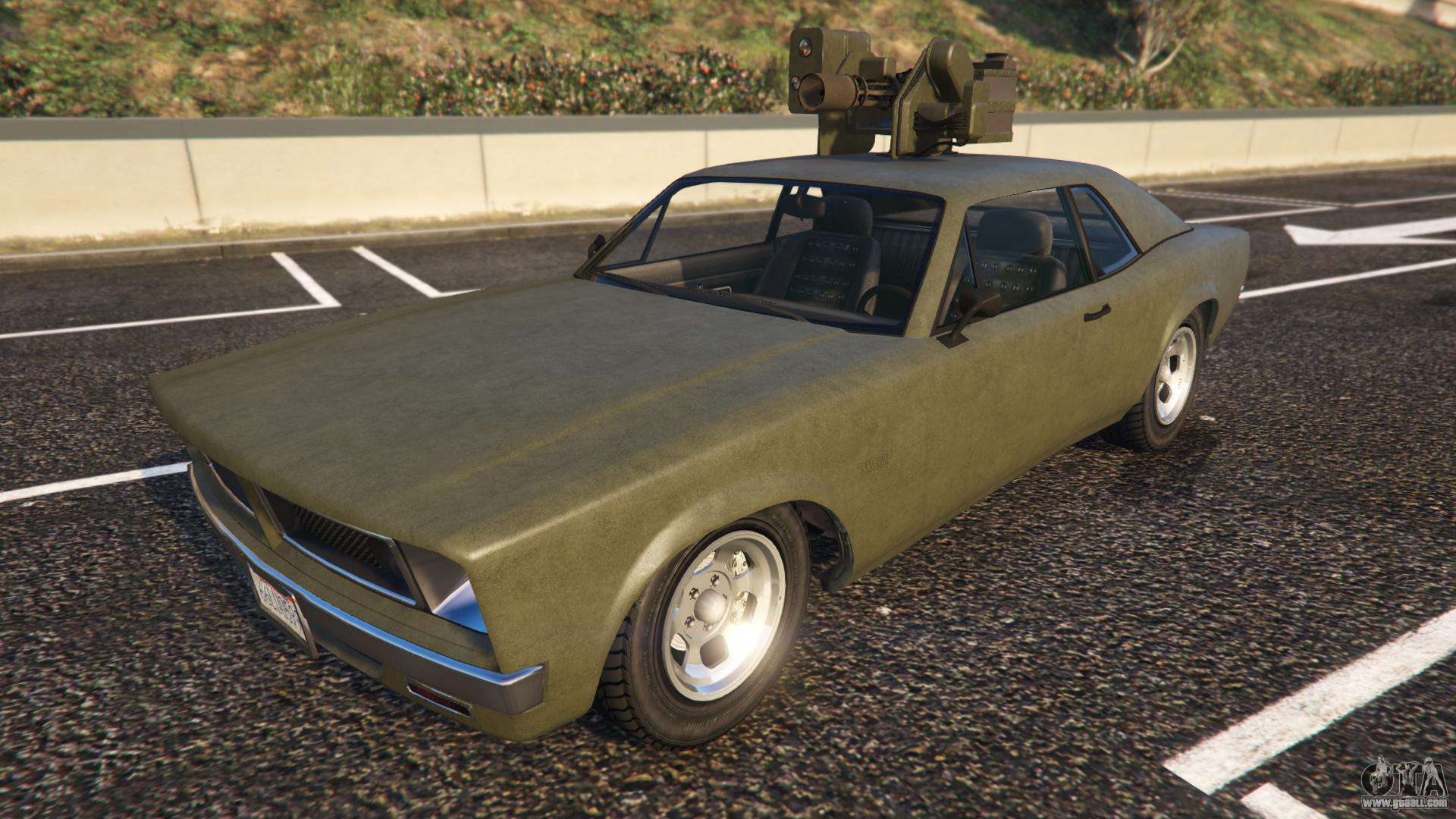 Declasse Weaponized Tampa from GTA 5 front view