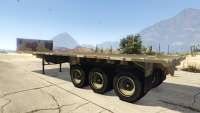Army Trailer from GTA V rear view