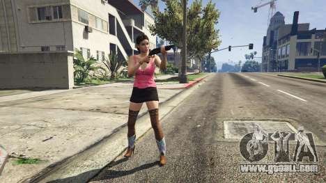 Female character in GTA 5 Online