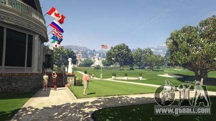 The building of the Golf club in GTA