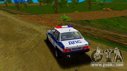 The police car of GTA Vice City