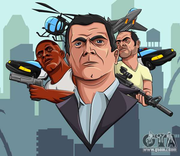 Fan Art GTA 5: new year update