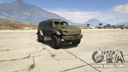 GTA 5 HVY Insurgent - screenshots, features and description the armored car.