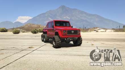 GTA 5 Benefactor Dubsta 6x6 - screenshots, features and description the off-read vehicle.