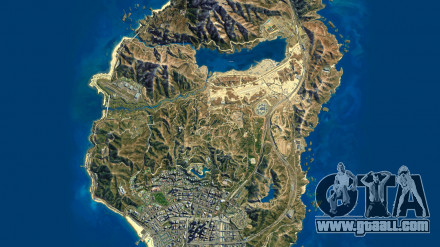 GTA 5 map with all notations