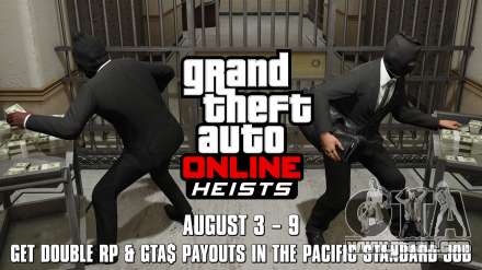 This week available double award for online Heist Pacific Standard