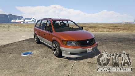 Vapid Minivan from GTA 5 - screenshots, description and specifications of the minivan.