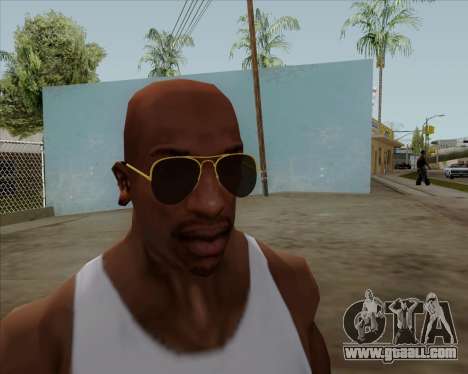 Brown Aviator sunglasses for GTA San Andreas