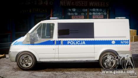 Ford Transit Polish Police [ELS] for GTA 4