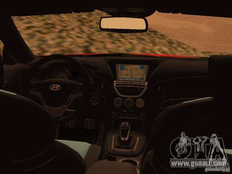 Hyundai Genesis Coupé 3.8 Track v1.0 for GTA San Andreas