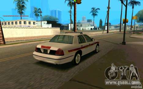 Ford Crown Victoria South Dakota Police for GTA San Andreas