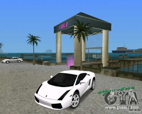 Lamborghini Gallardo for GTA Vice City