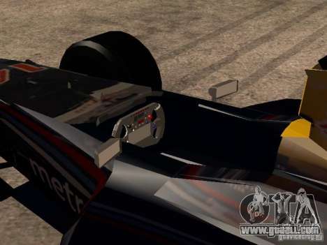 F1 Red Bull Sport for GTA San Andreas