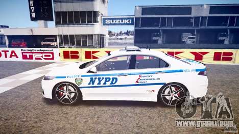 Honda Accord Type R NYPD (City Patro 1950l) ELS for GTA 4