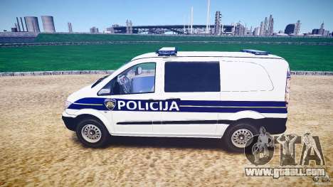Mercedes Benz Viano Croatian police [ELS] for GTA 4