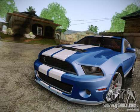 Ford Shelby GT500 2011 for GTA San Andreas