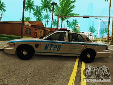 Ford Crown Victoria 2003 NYPD White for GTA San Andreas