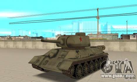 Tank T-34-85 for GTA San Andreas
