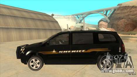 Dodge Caravan Sheriff 2008 for GTA San Andreas