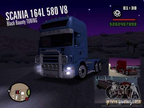 Scania 164L 580 V8 Black Beaunty for GTA San Andreas