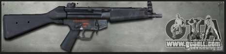 MP5A4 for GTA San Andreas