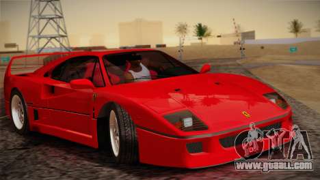 Ferrari F40 1987 for GTA San Andreas