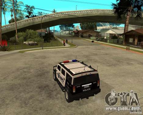 AMG H2 HUMMER SUV SAPD Police for GTA San Andreas