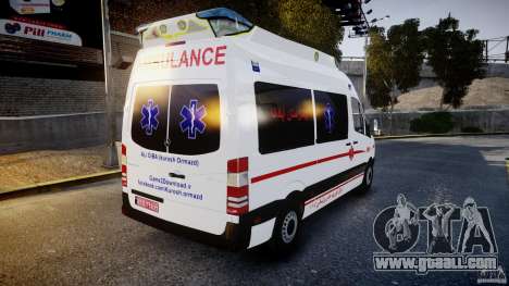 Mercedes-Benz Sprinter Iranian Ambulance [ELS] for GTA 4