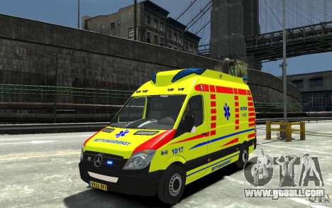 Mercedes-Benz Sprinter 2011 Ambulance for GTA 4