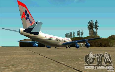 B-747 American Airlines Skin for GTA San Andreas