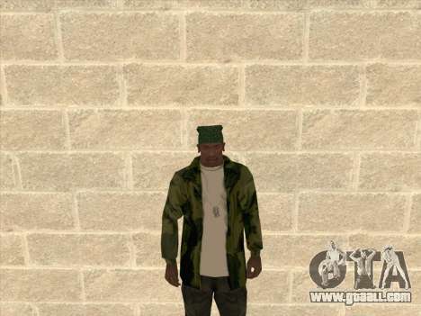 Camouflage jacket for GTA San Andreas