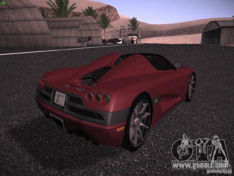 Koenigsegg CCX 2006 for GTA San Andreas