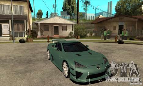 Lexus LFA 2010 for GTA San Andreas