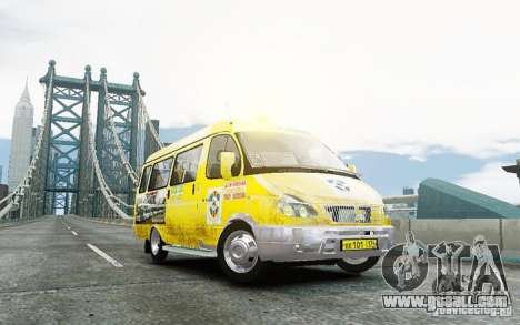 Gazelle 2705 Taxi v 2.0 for GTA 4