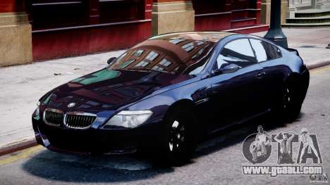 BMW M6 Orange-Black Bullet for GTA 4