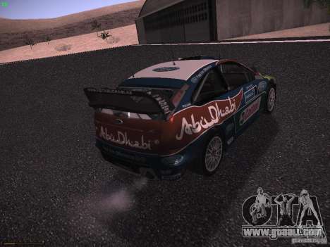 Ford Focus RS WRC 2010 for GTA San Andreas