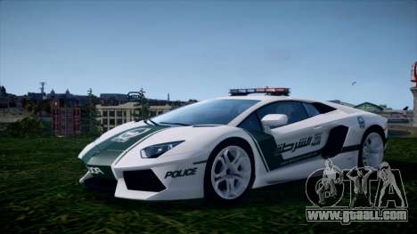 Lamborghini Aventador LP700-4 Dubai Police v1.0 for GTA 4