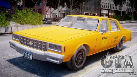 Chevrolet Impala Taxi 1983 for GTA 4